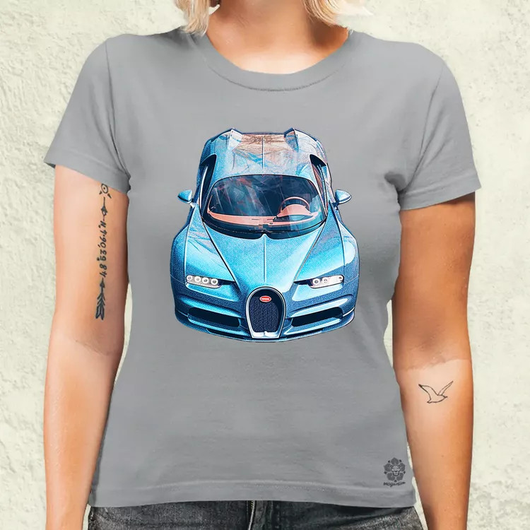 Trompe-l’œil Bugatti v3 női póló
