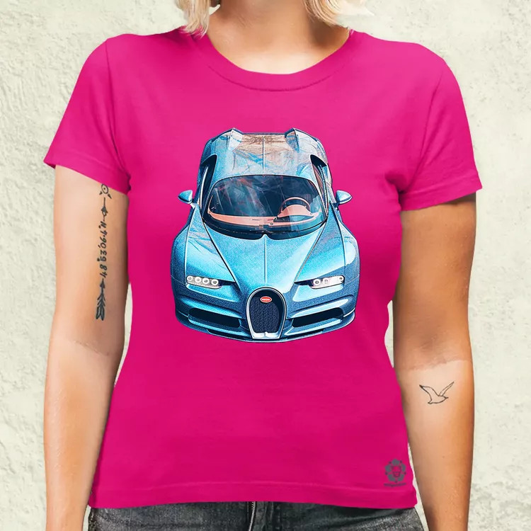 Trompe-l’œil Bugatti v3 női póló