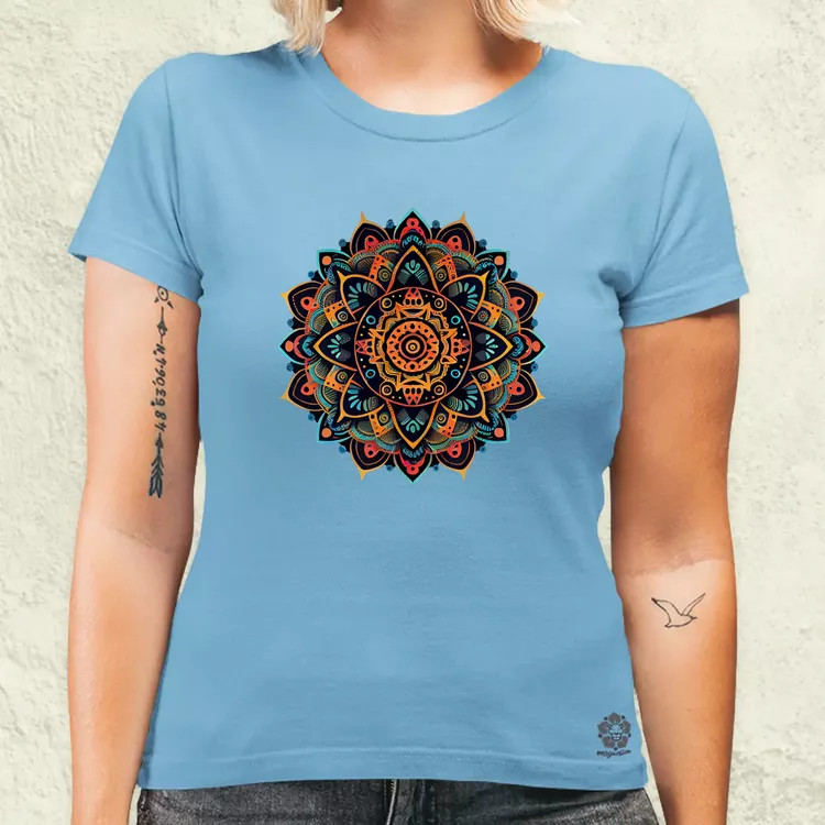 Vektor mandala női póló
