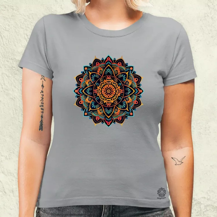 Vektor mandala női póló