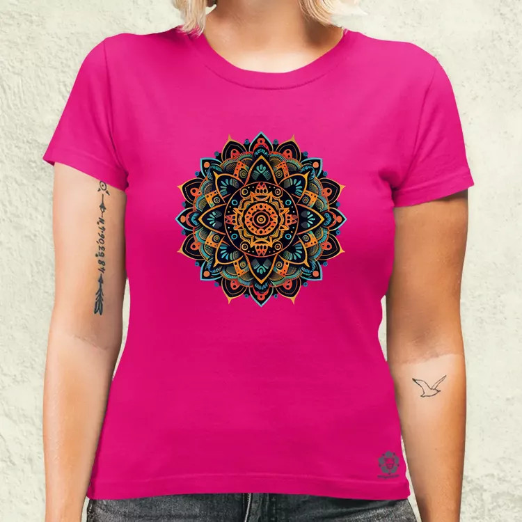 Vektor mandala női póló
