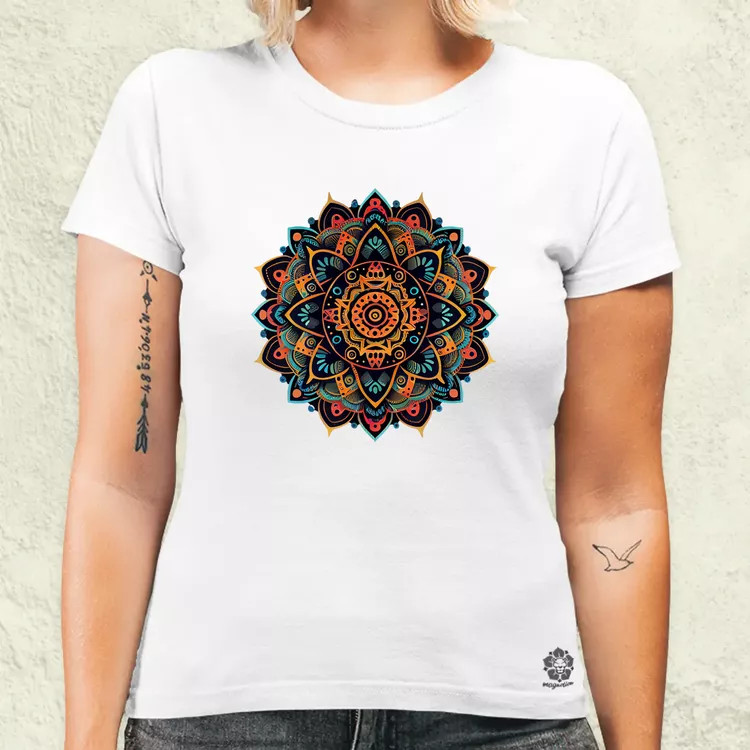 Vektor mandala női póló