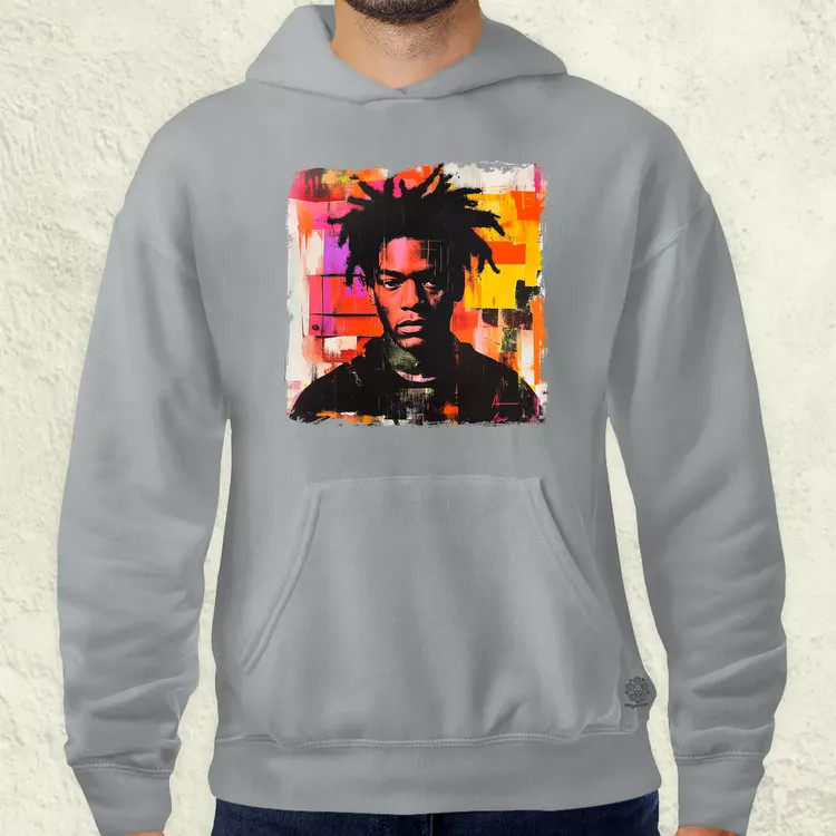 Basquiat pop art v4 férfi pulóver