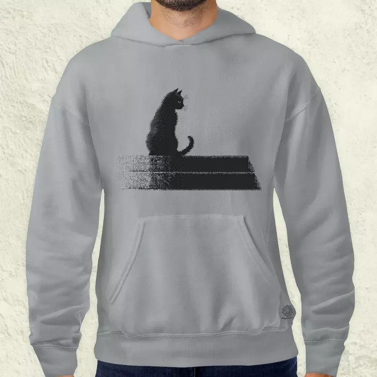 Pixel macska v1 férfi pulóver