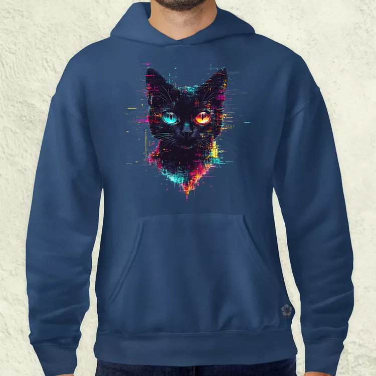 Pixel macska v4 férfi pulóver