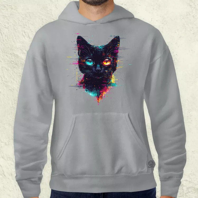 Pixel macska v4 férfi pulóver