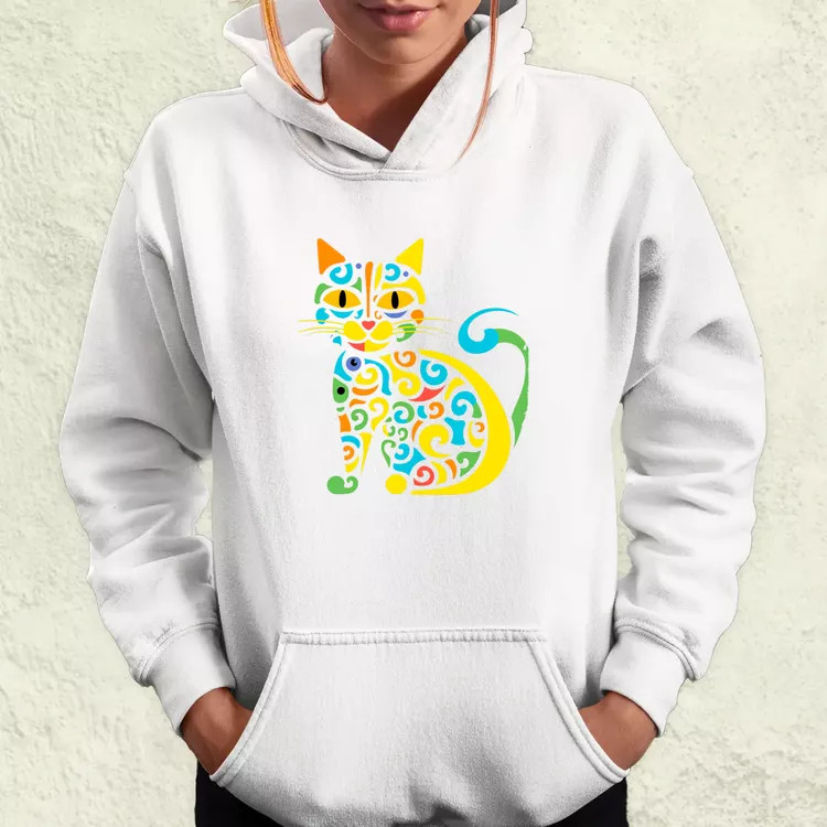 Pop art graffiti macska v1 női pulóver
