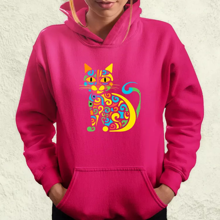 Pop art graffiti macska v1 női pulóver
