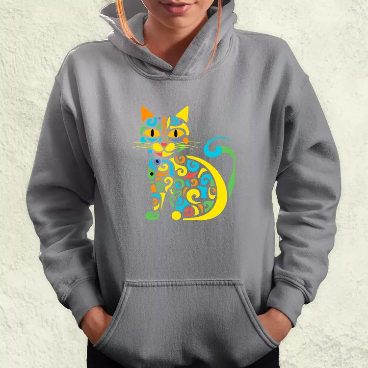 Pop art graffiti macska v1 női pulóver
