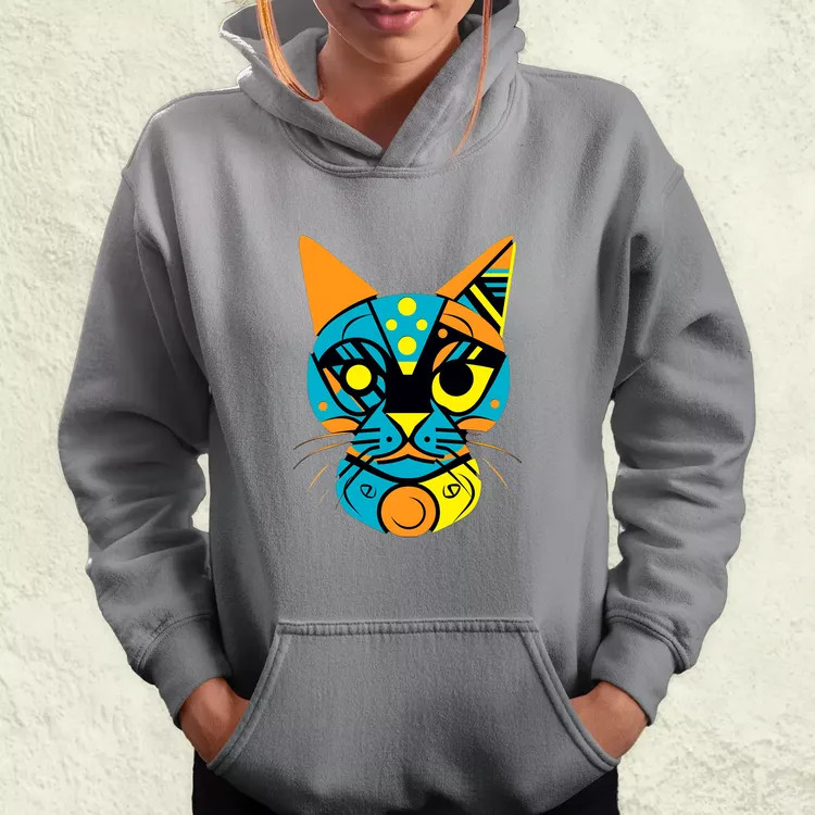 Pop art graffiti macska v2 női pulóver