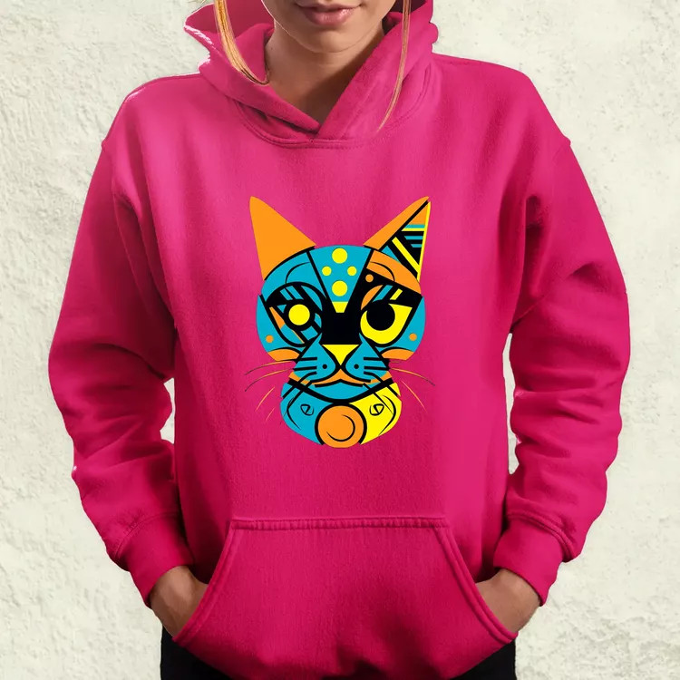 Pop art graffiti macska v2 női pulóver