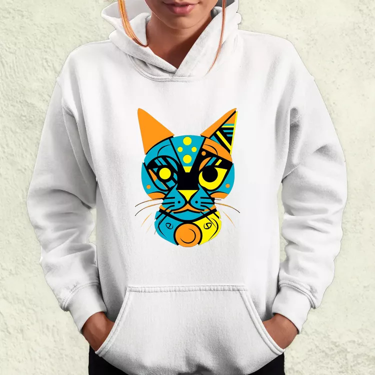 Pop art graffiti macska v2 női pulóver