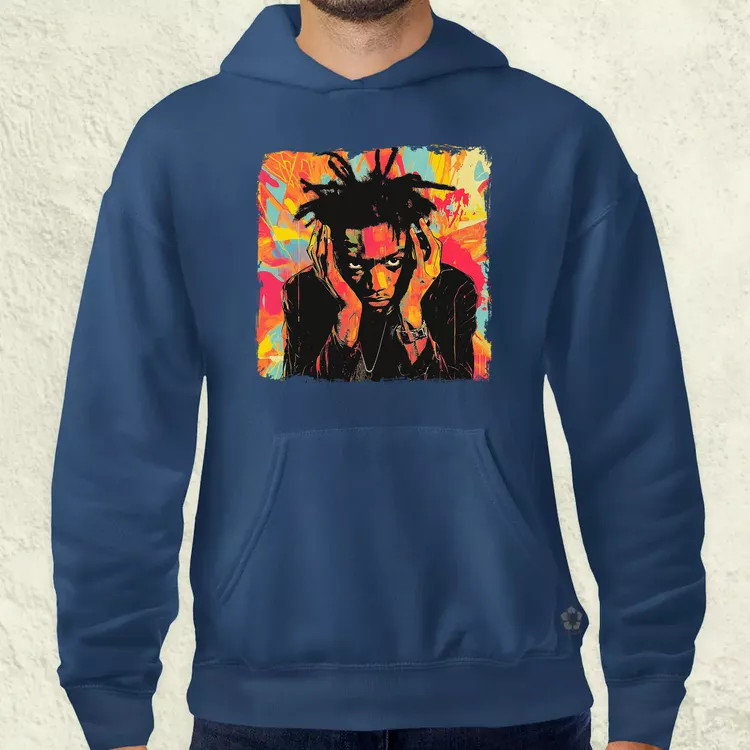 Basquiat pop art v5 férfi pulóver