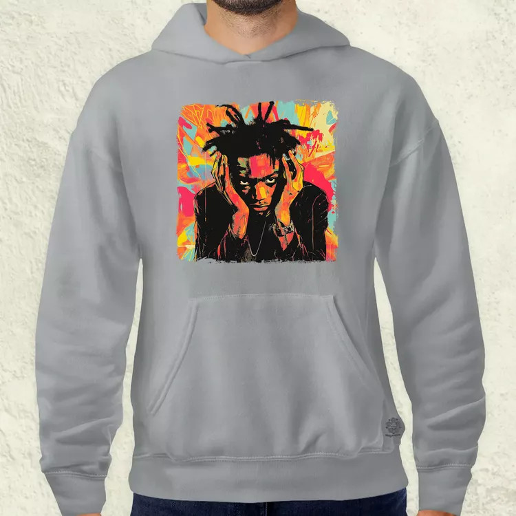 Basquiat pop art v5 férfi pulóver