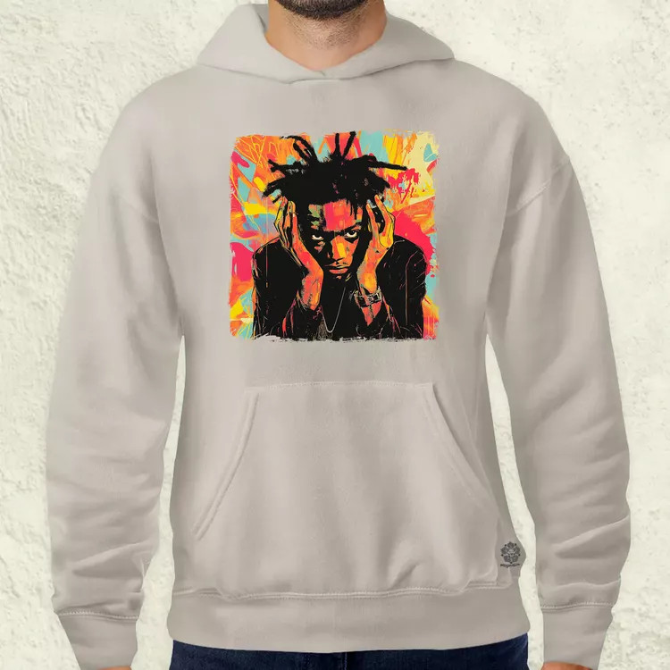 Basquiat pop art v5 férfi pulóver