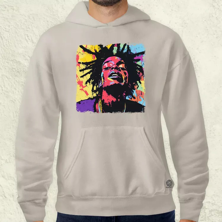 Basquiat pop art v6 férfi pulóver