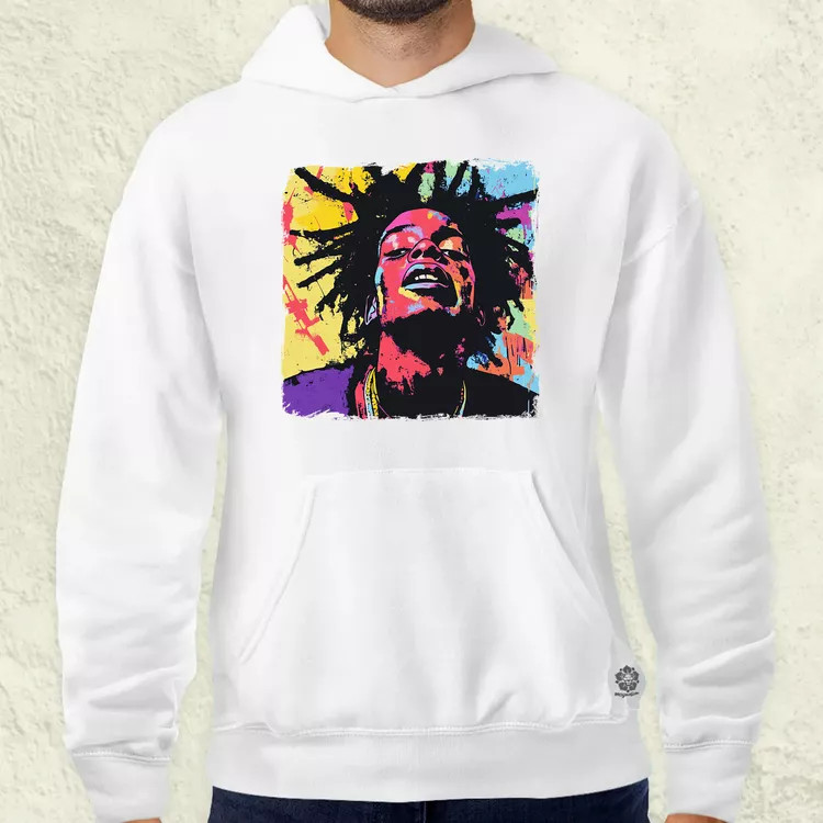 Basquiat pop art v6 férfi pulóver
