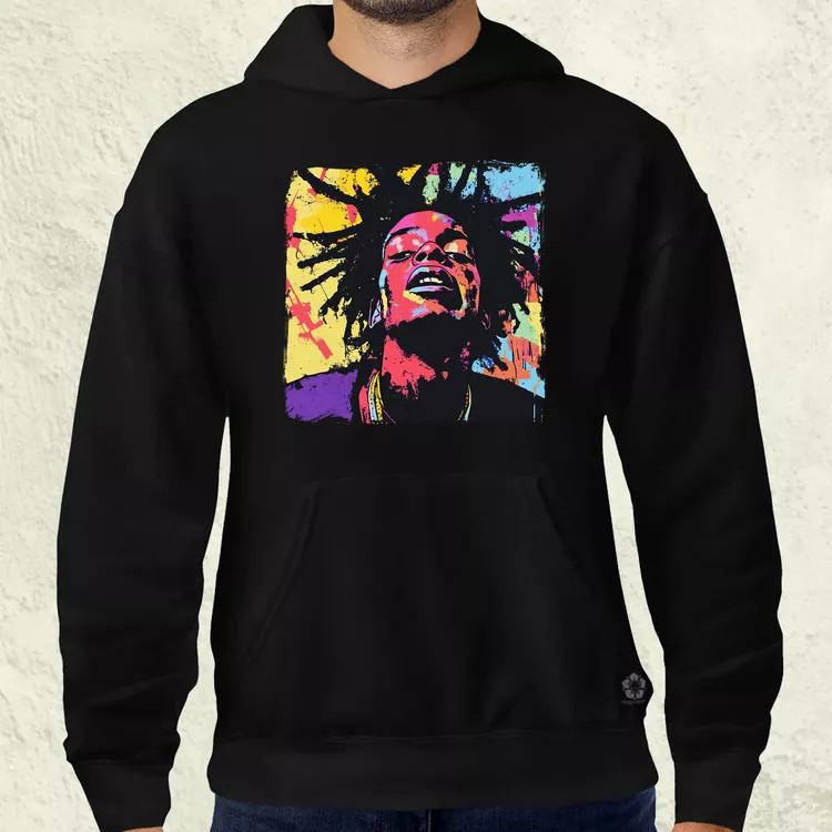 Basquiat pop art v6 férfi pulóver