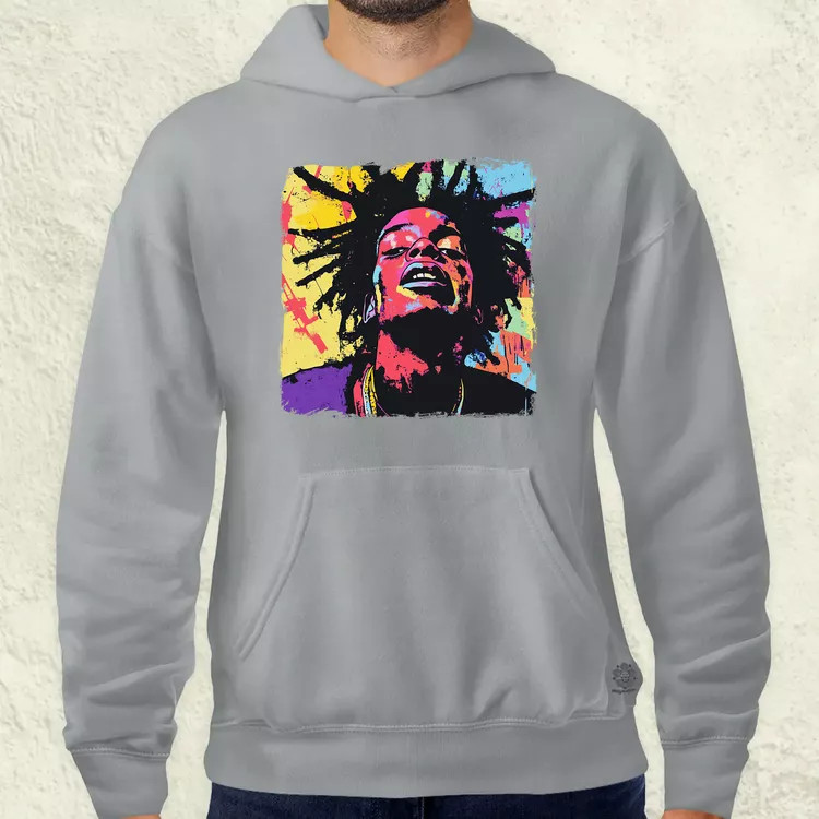 Basquiat pop art v6 férfi pulóver