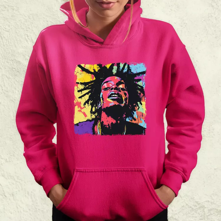 Basquiat pop art v6 női pulóver