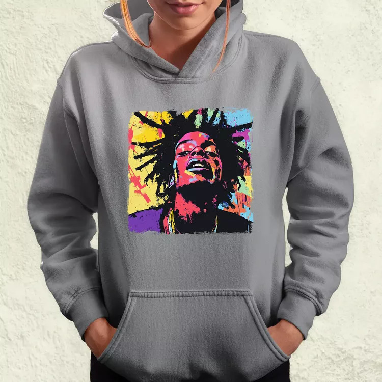 Basquiat pop art v6 női pulóver