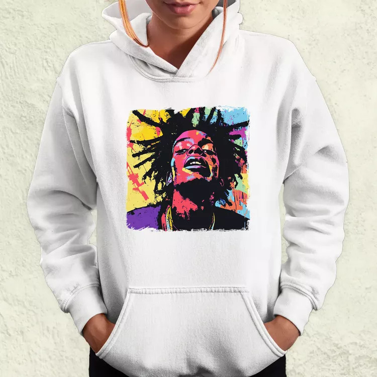 Basquiat pop art v6 női pulóver