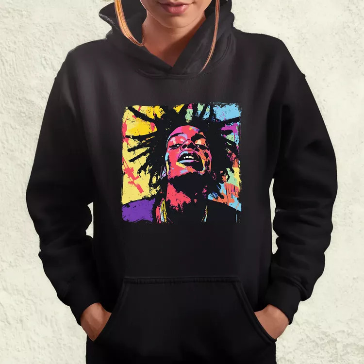 Basquiat pop art v6 női pulóver