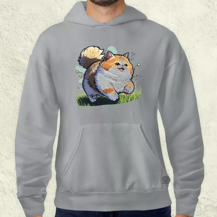 Pufi játékos cica v1 férfi pulóver