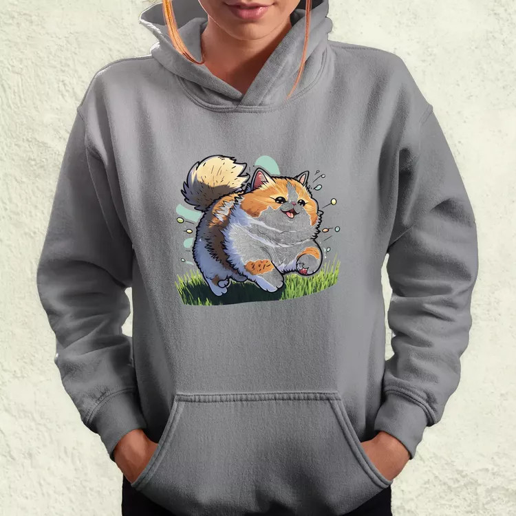 Pufi játékos cica v1 női pulóver