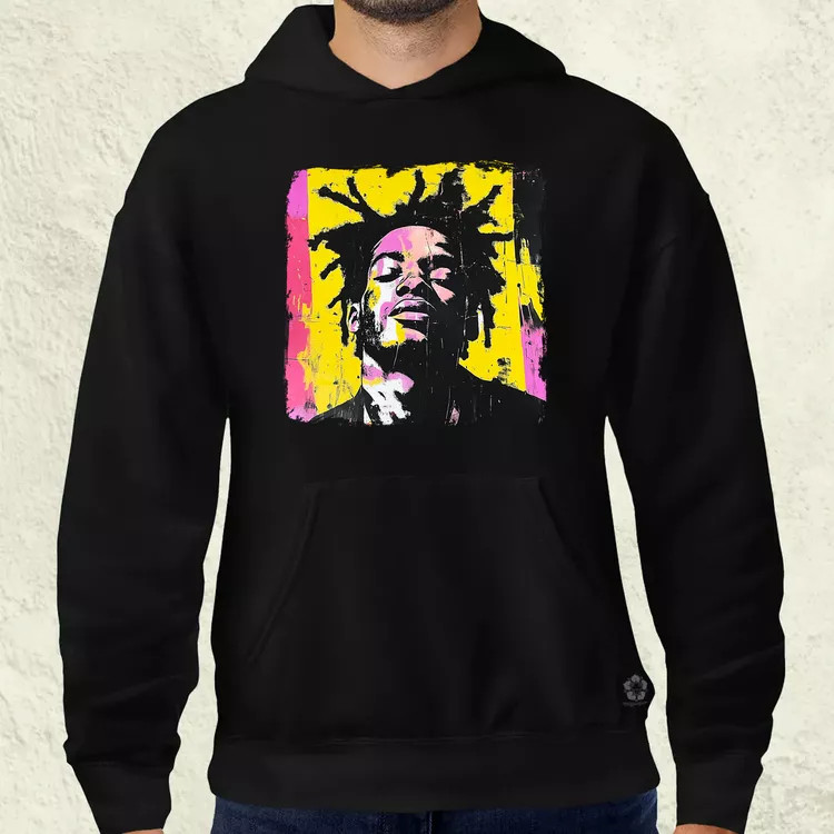 Basquiat pop art v8 férfi pulóver