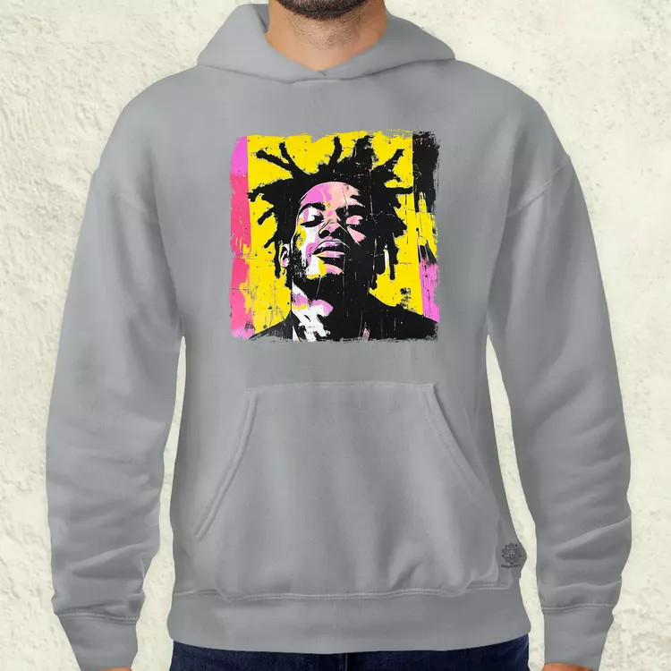 Basquiat pop art v8 férfi pulóver