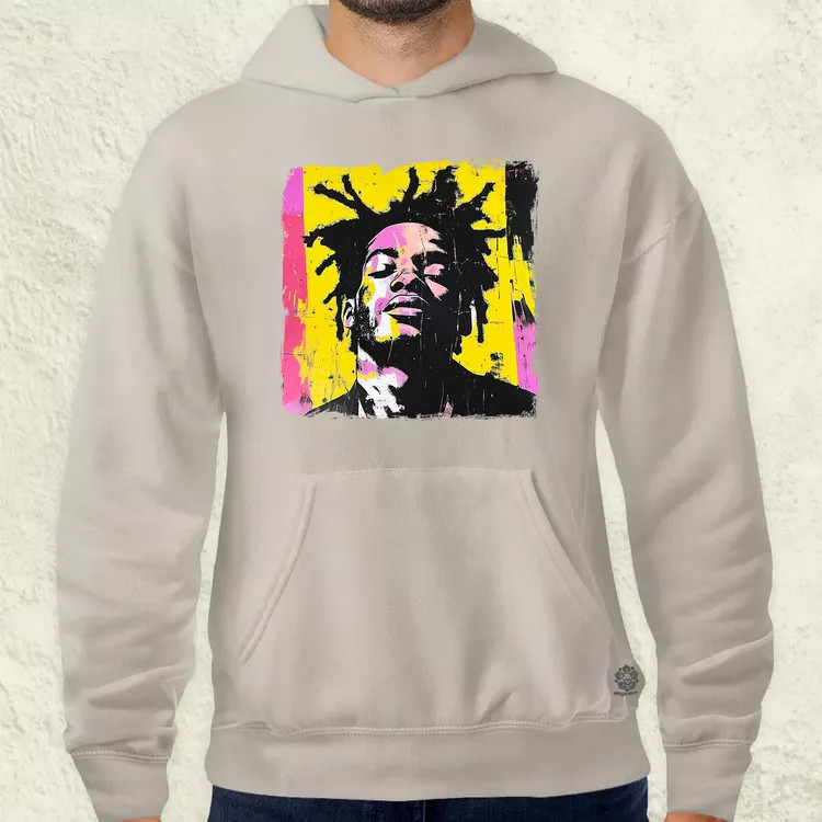 Basquiat pop art v8 férfi pulóver