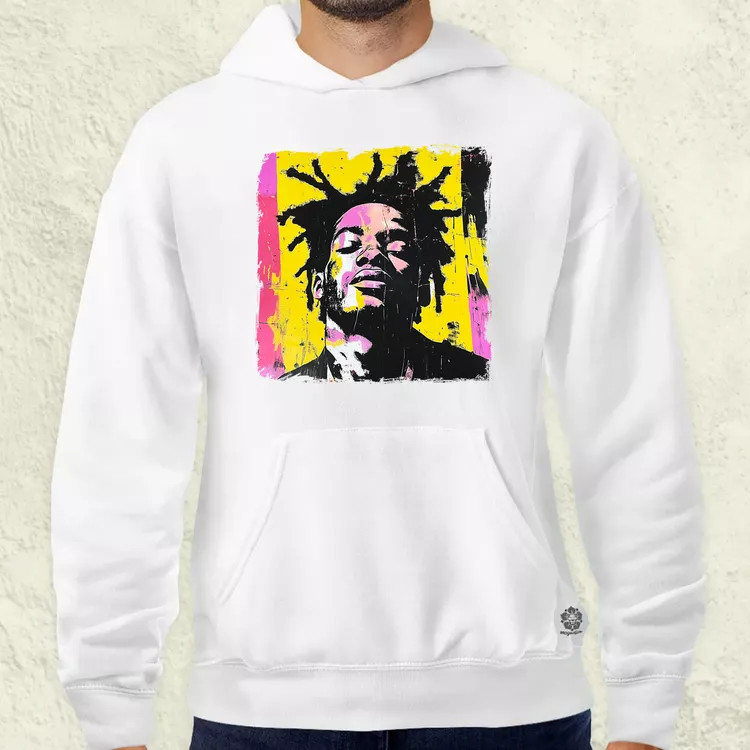 Basquiat pop art v8 férfi pulóver