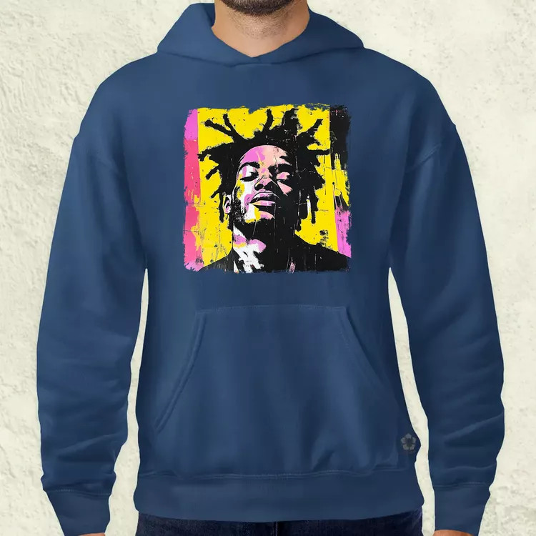 Basquiat pop art v8 férfi pulóver