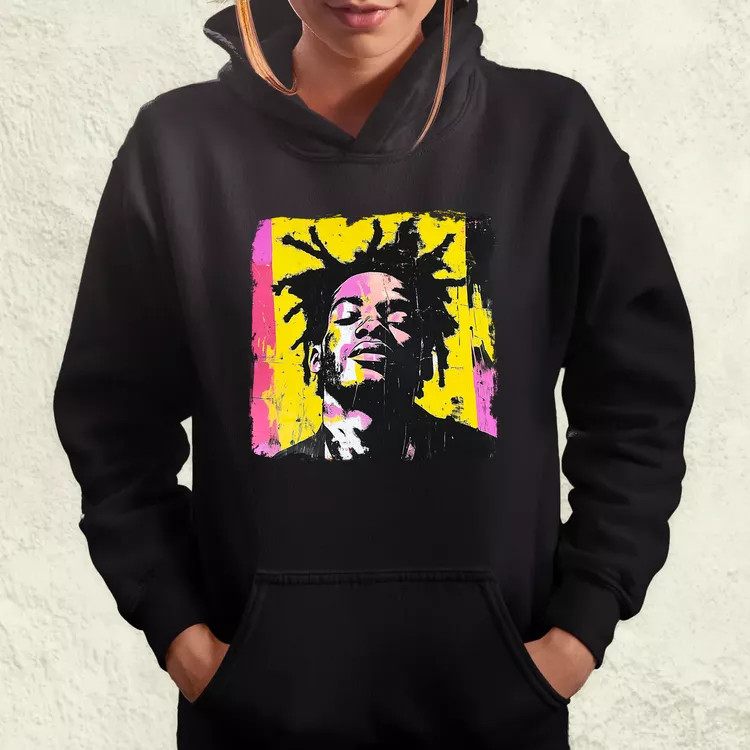 Basquiat pop art v8 női pulóver