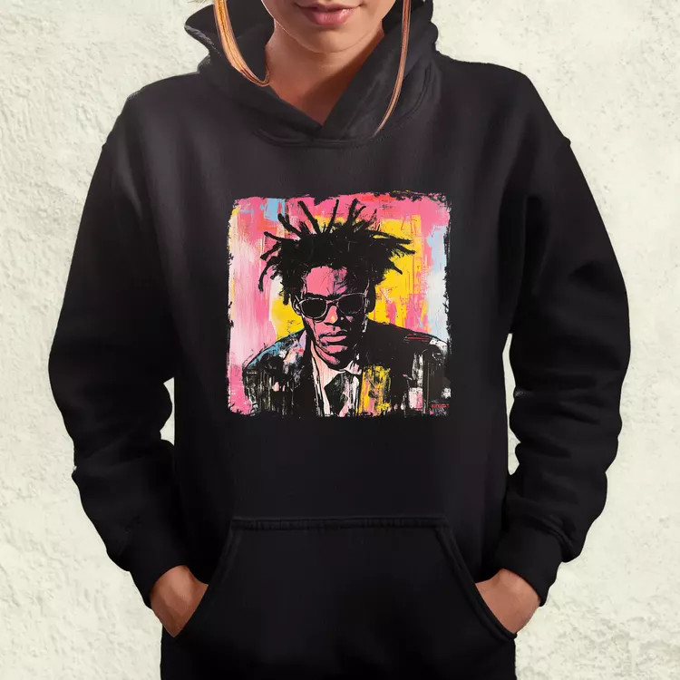Basquiat pop art v9 női pulóver