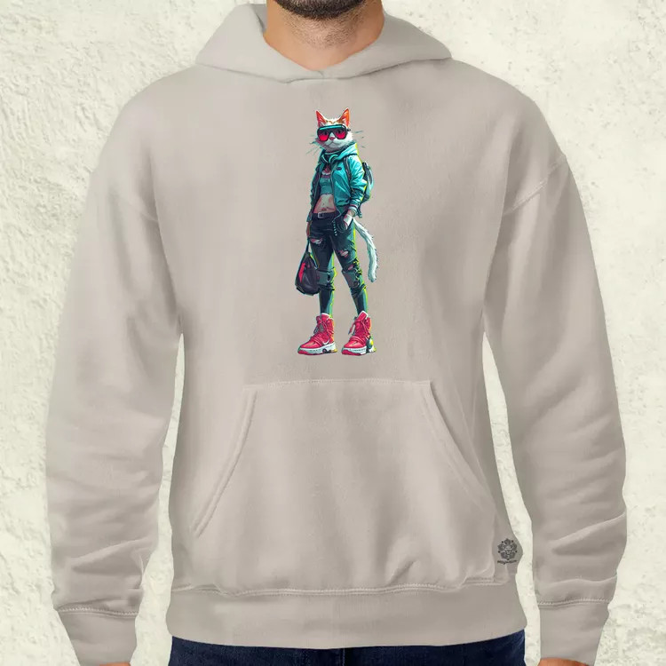 Valorant art macska v1 férfi pulóver