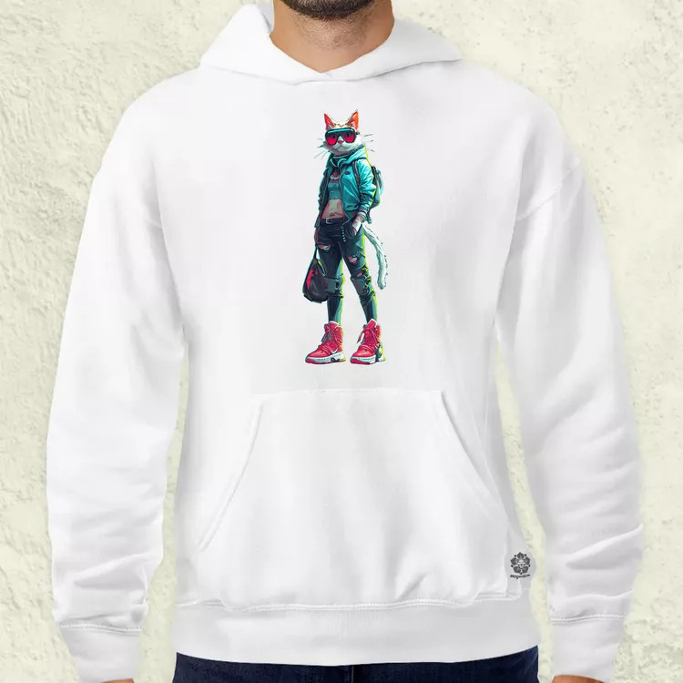 Valorant art macska v1 férfi pulóver