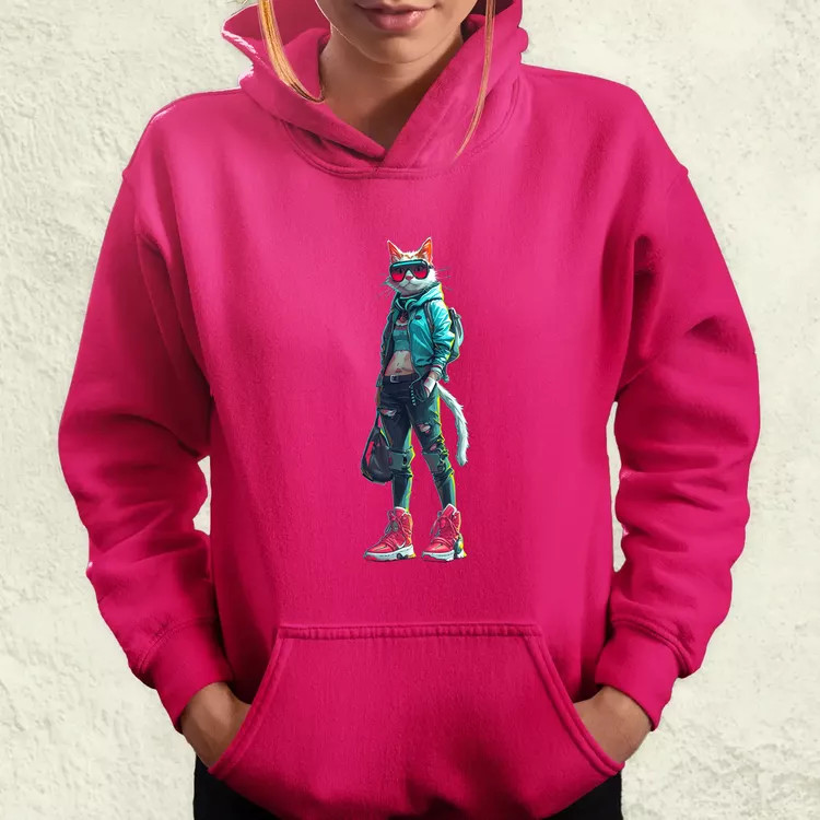Valorant art macska v1 női pulóver