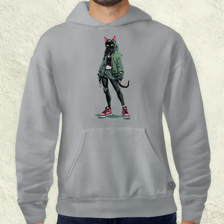 Valorant art macska v3 férfi pulóver