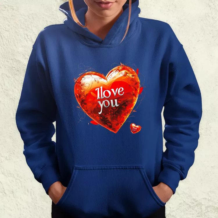 I love U v2 női pulóver