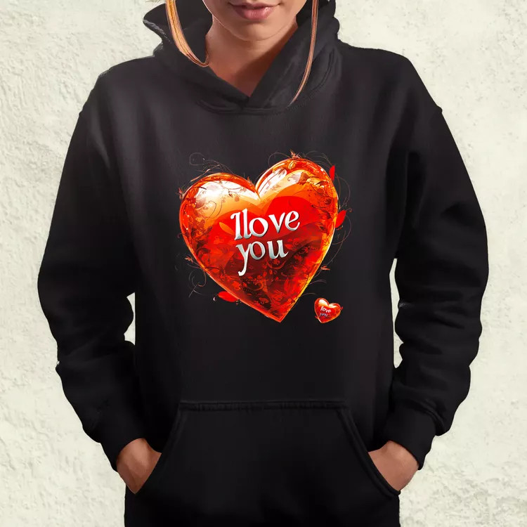 I love U v2 női pulóver