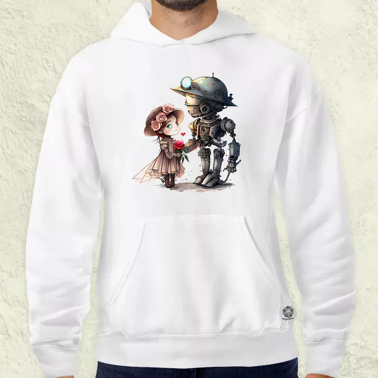 Steampunk szerelem v2 férfi pulóver