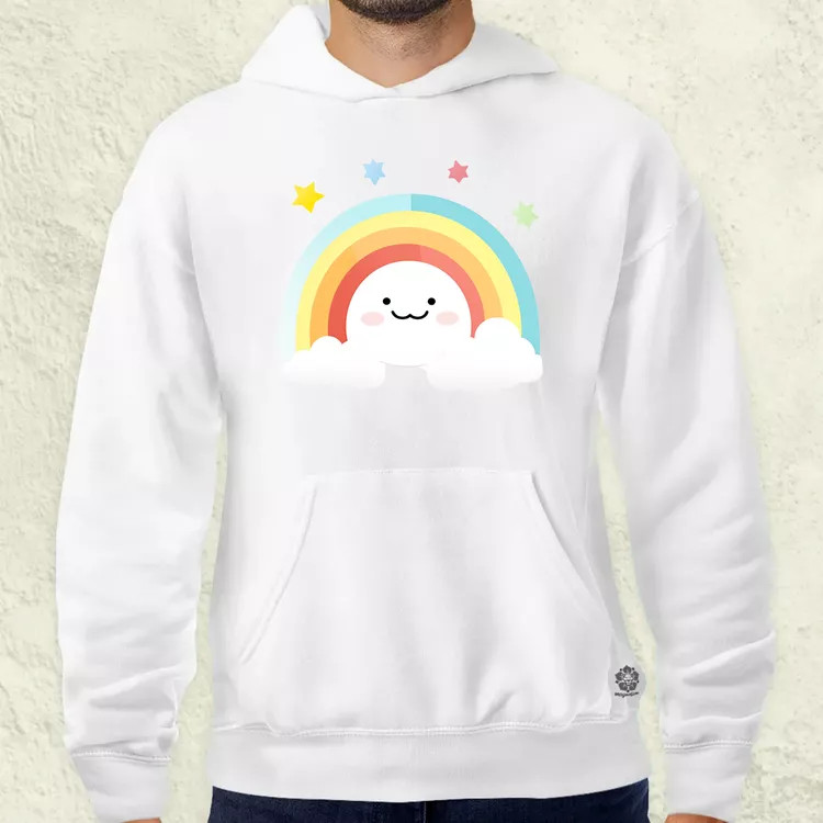 Cuki felhő v2 férfi pulóver