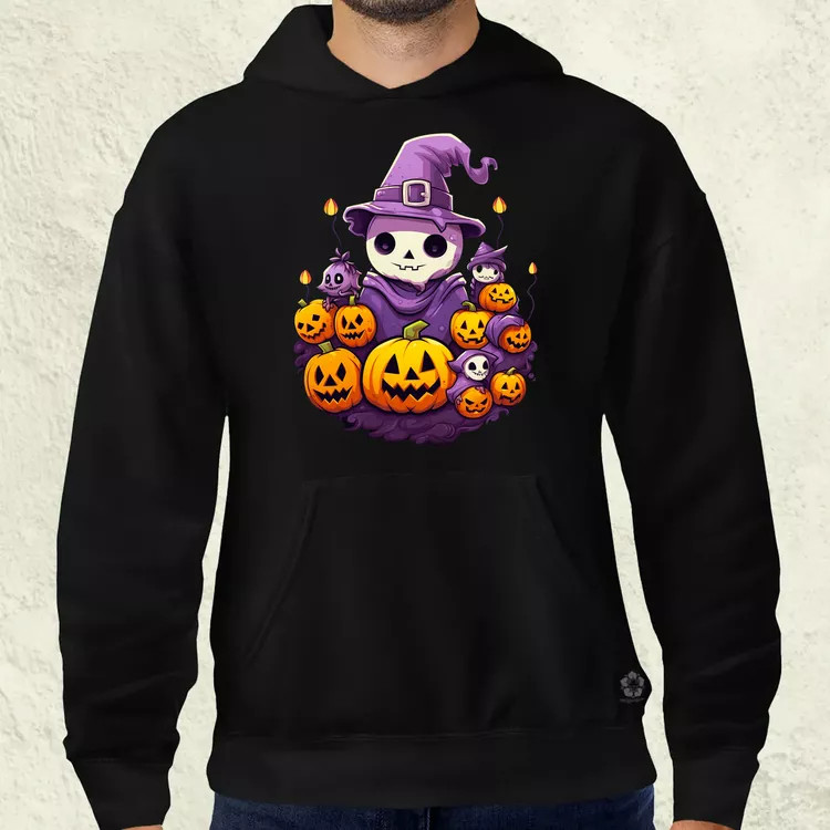 Cuki Halloween v1 férfi pulóver