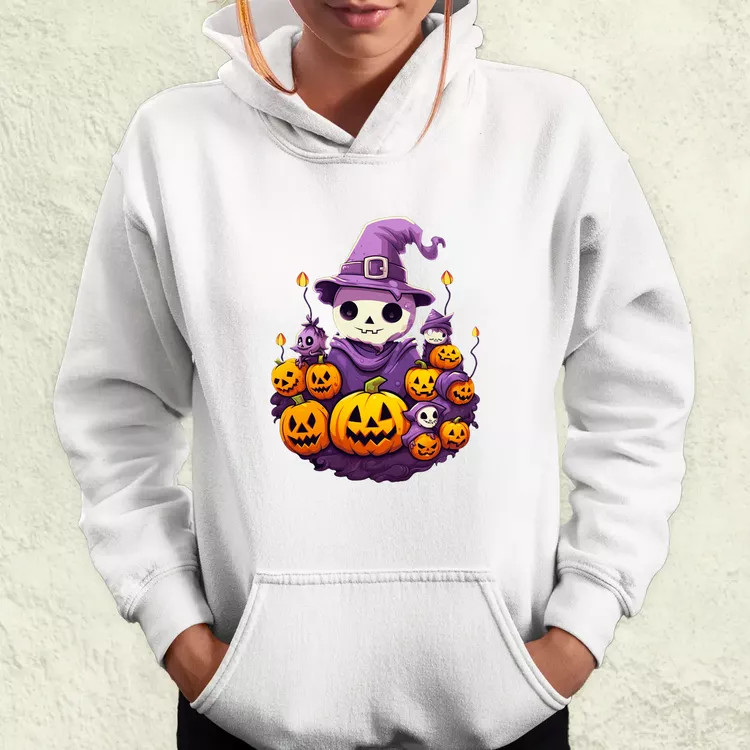 Cuki Halloween v1 női pulóver