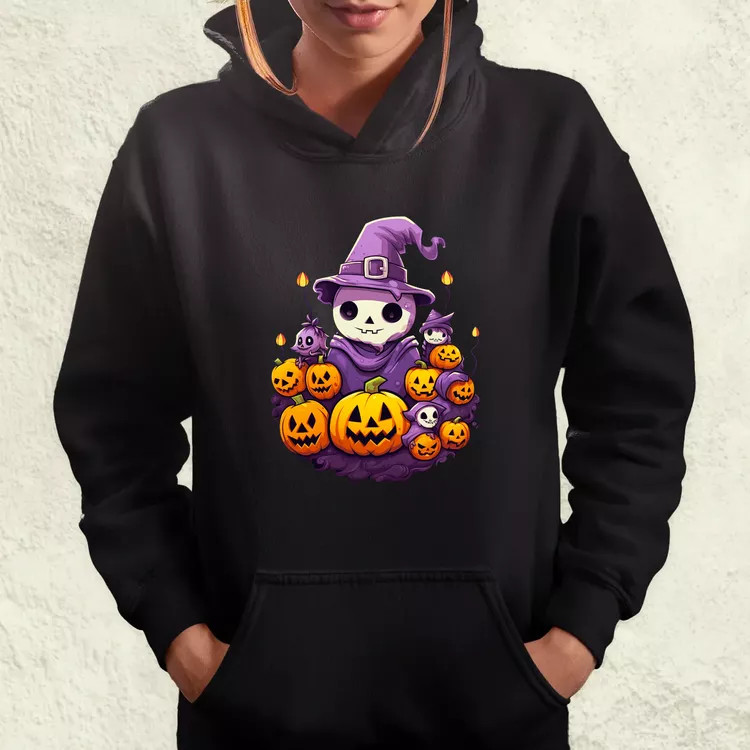 Cuki Halloween v1 női pulóver