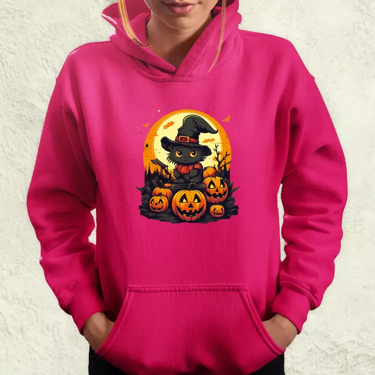 Cuki Halloween v2 női pulóver
