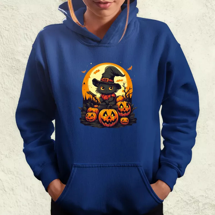 Cuki Halloween v2 női pulóver