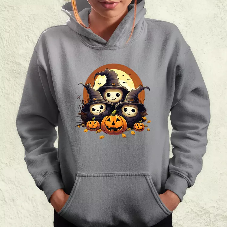 Cuki Halloween v3 női pulóver